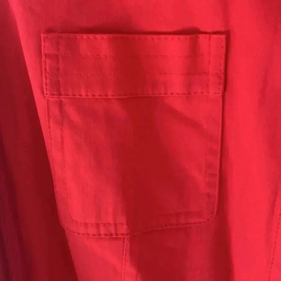 J Jill Bright Berry Pink Button Front Jacket - Picture 3 of 8